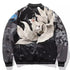 Nine-Tailed Fox Embroidered Reversible Bomber Jacket